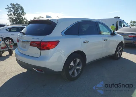 2014 Acura Mdx from USA, damaged, VIN 5FRYD4H2XEB036399